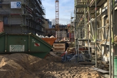 Baustelle Mitte Februar 2020